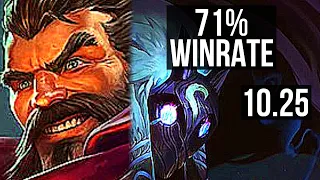 GRAVES vs KINDRED (JUNGLE) | 11/1/8, 71% winrate, Dominating | KR Grandmaster | v10.25