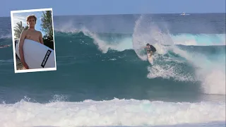 Surfing Firing Haleiwa with North Shore Groms!! Hawaii 4K