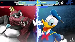 SocaSmash 84 Ult Singles: Tak.io (King K Rool) vs Conn (Falco) Winner Semis