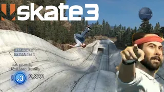 Skate 3 Gameplay Double Bridge Gap (Big Jumps)