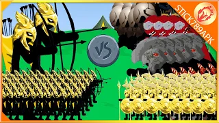 MEGA GOLDEN ARCHER KYTCHU vs ALL BOSS vs KAI RIDER GIANT | Stick War: Legacy mod | Stick789Apk