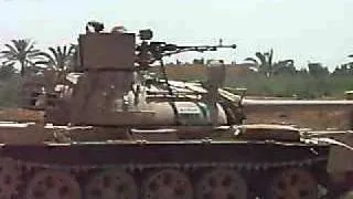 T 55 firing DSHKM﻿