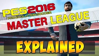 [TTB] PES 2016 Master League - Explained - Everything you need to know!