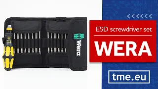 ESD Screwdriver with Interchangeable Bits - WERA 05051043001 [UNBOXING]