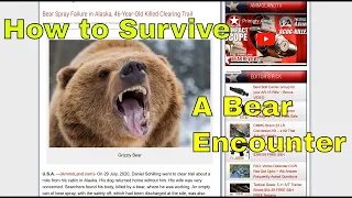 Woman Killed By Grizzly at Yellowstone. And how  to AVOID an ATTACK! #grizzlyattack