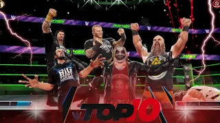 WWE Mayhem Top 10 Finishers Moves 2021