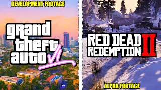 GTA 6 LEAKED Development Footage vs RDR2's Alpha Footage