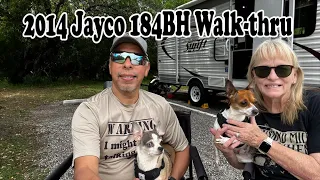 Tour of our (new to us) 2014 Jayco 184BH Travel trailer- at Choke Canyon State Park.