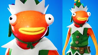 Fortnite Fa-La-La-La-Fishstick Skin (PS5 Gameplay Full)