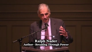 Ralph Nader - Breaking Through Power - Town Hall Seattle - 10/21/16