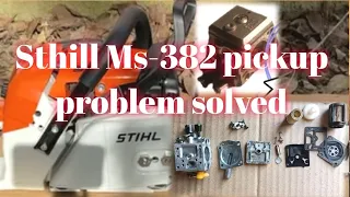 Chainsaw Ms-382 Pickup problem How to Reparing Pickup problem