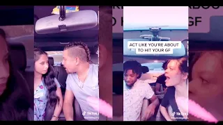 Act like you are about to hit your girlfriend || TikTok Trend