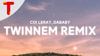 Coi Leray, DaBaby - TWINNEM REMIX (Clean - Lyrics) "Go best friend, we killin em"