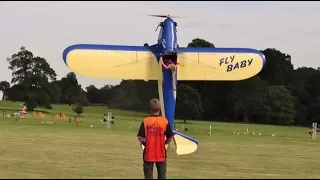 CARF MODELS BOWERS FLYBABY 1/2 SCALE - VALACH VM 210cc - "RAPUNZELS LONG HAIR" AT WESTON PARK - 2023