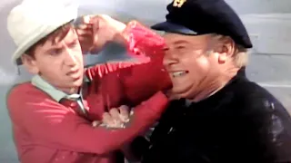 Gilligan's Island-Skipper and Gilligan Glued To Boat