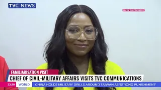 Chief Of Civil Military Affairs Visits TVC Communications