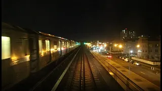 MTA NYC Subway A Train Far Rockaway Branch Ride - Front Window View (October 27, 2017)