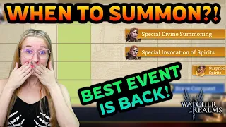1+1 EVENT IS BACK! When Should YOU Summon?!  ✤ Watcher of Realms