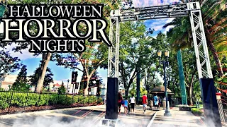 NEW! checking out the start of HHN 32 Construction at Universal Orlando