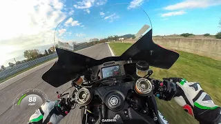 Canepa Onboard in Magione with R1 World Superbike | 1.08.9