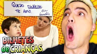 QUERO DINHEIRO, MÃE! - OS BILHETES DE CRIANÇA MAIS ENGRAÇADOS [+10]