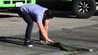 Remove Infill From Recycled Artificial Grass  | Artificial Grass Recyclers