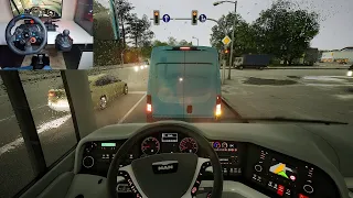 Fernbus simulator | Photorealistic bus drive  with Logitech g29
