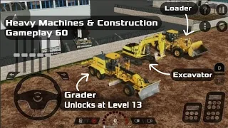 Heavy Machines and Construction Gameplay 60 - Buying and checking out the Grader from the Dealer
