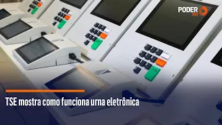 TSE mostra como funciona a urna eletrônica