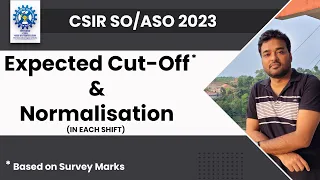 CSIR SO/ASO 2023 Expected Cutoff | Simplicrack.