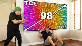 Installing a 98" TCL TV - Help Needed