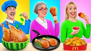 Reto De Cocina Yo vs Abuela por Mega DO Challenge