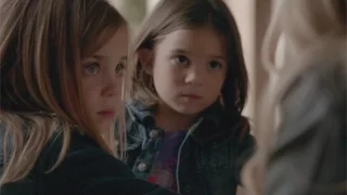 The Vampire Diaries 7x22 Josie and Lizzie unlock The Armory and hug Alaric and Caroline