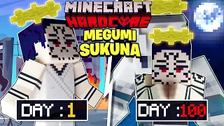 I Played Minecraft Jujutsu Kaisen As Megumi Sukuna For 100 DAYS… This Is What Happened