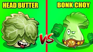 BONK CHOY vs HEAD BUTTER vs POKRA - Which Plant Is The Strongest?