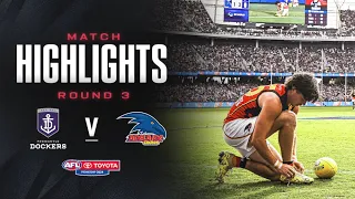 Fremantle v Adelaide Highlights | Round 3, 2024 | AFL