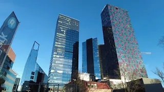 Эстония. Таллинн Сити в солнечный день / Estonia. Tallinn City Center. Sunny day (4K)