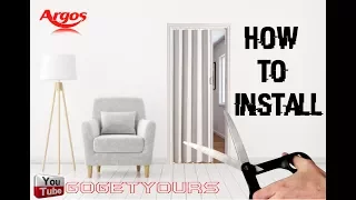 Folding Doors - how to install DIY tutorial