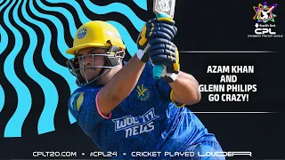 Azam Khan and Glenn Phillips' AMAZING Partnership! | CPL Memories