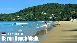 Karon Beach – Blue Skies and Sunny Morning Walk - Phuket, Thailand 🇹🇭 - Virtual Walk [4K]