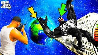 GTA 5: SHINCHAN Throwing VENOM Off SPACE TOWER In GTA V ! ( GTA 5 mods )