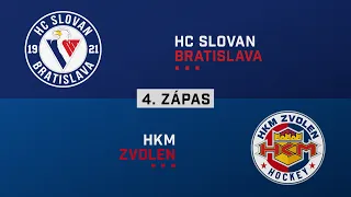4.zápas semifinále HC Slovan Bratislava - HKM Zvolen HIGHLIGHTS