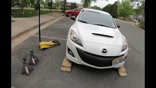 Mazdaspeed3 How To Properly Get On Jack Stands