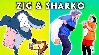 ZIG AND SHARKO WITH ZERO BUDGET | Zig & Sharko and Marina Funny Cartoon Parodies | Rainbow Parody