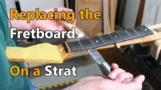 35th Anniversary Stratocaster-replacing the fretboard