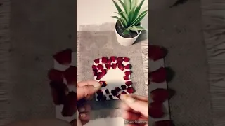 Dried rose 🌹 petals art