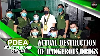 ACTUAL DESTRUCTION OF DANGEROUS DRUGS