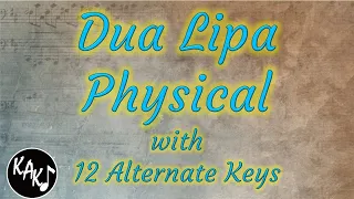 Physical Karaoke - Dua Lipa Instrumental Original Lower Higher Male Key