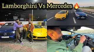 Finally Lambo Aur Mercedes Ki Drag Race Ho Gayi😍