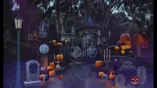 Haunted Mansion ambience 👻🍂🤎 Relaxing spooky background music 🎃 #hauntedmansion